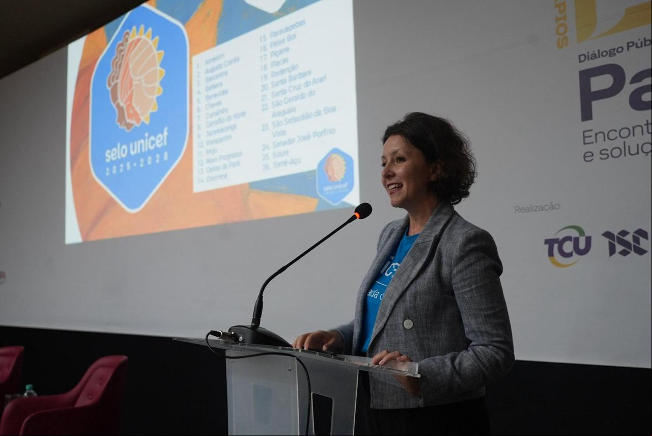 Mariana Rocha apresenta o Selo UNICEF 2025-2028