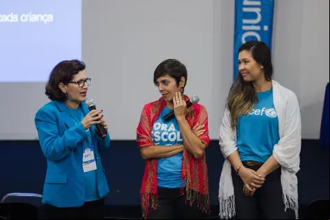 Equipe do UNICEF abordou temas de educação, sífilis congênita e participação de adolescentes