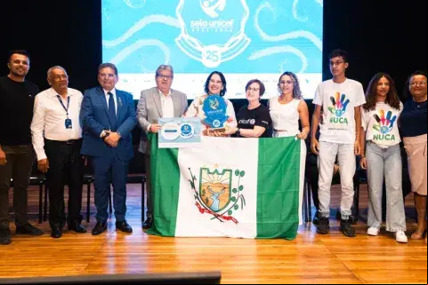Cerimônia Selo UNICEF Paraíba
